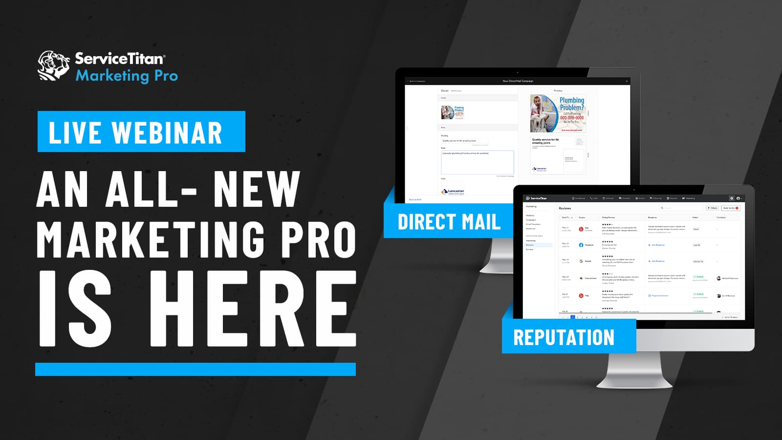 ServiceTitan Releases Marketing Pro Reputation and Direct Mail