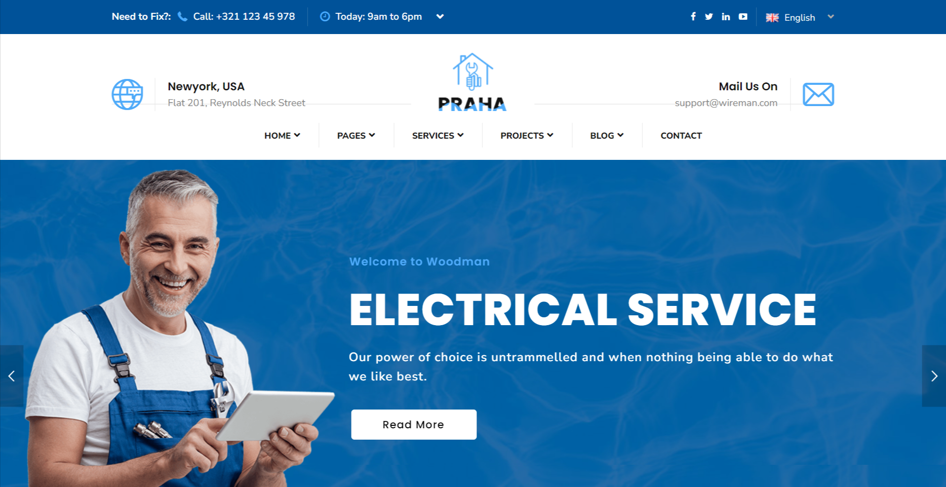 electrician-website-template