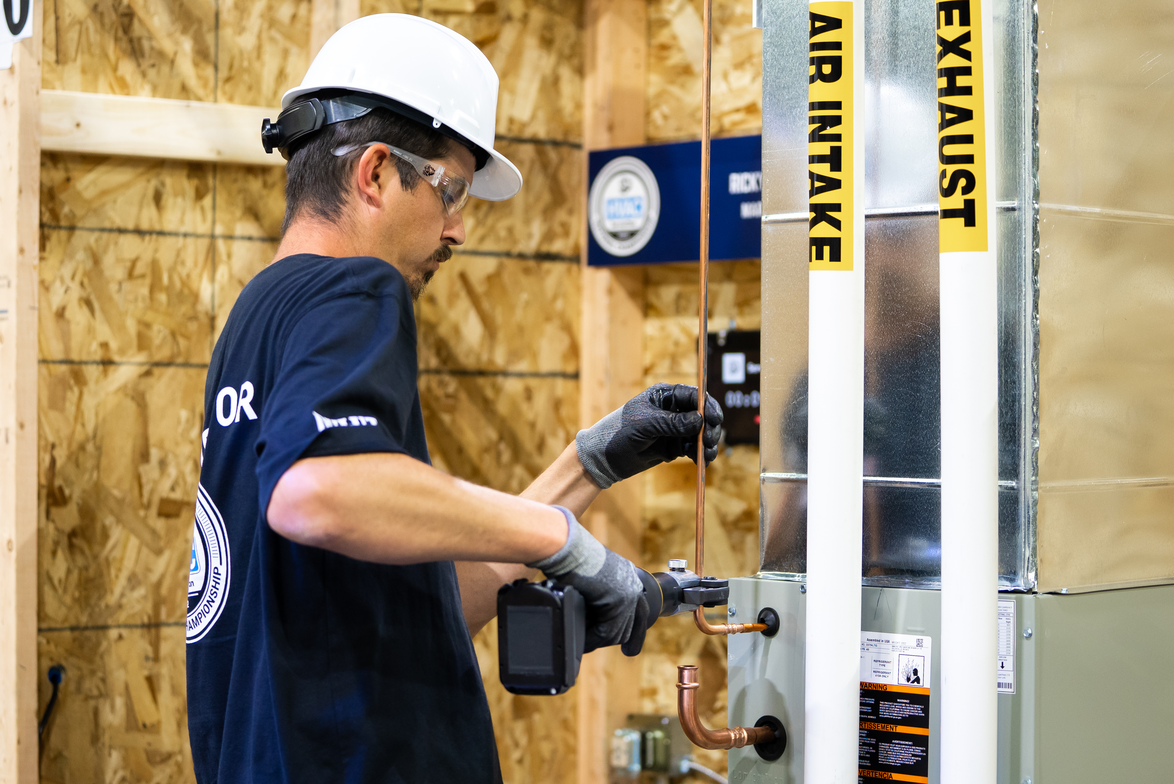 Ricky Curtis in action