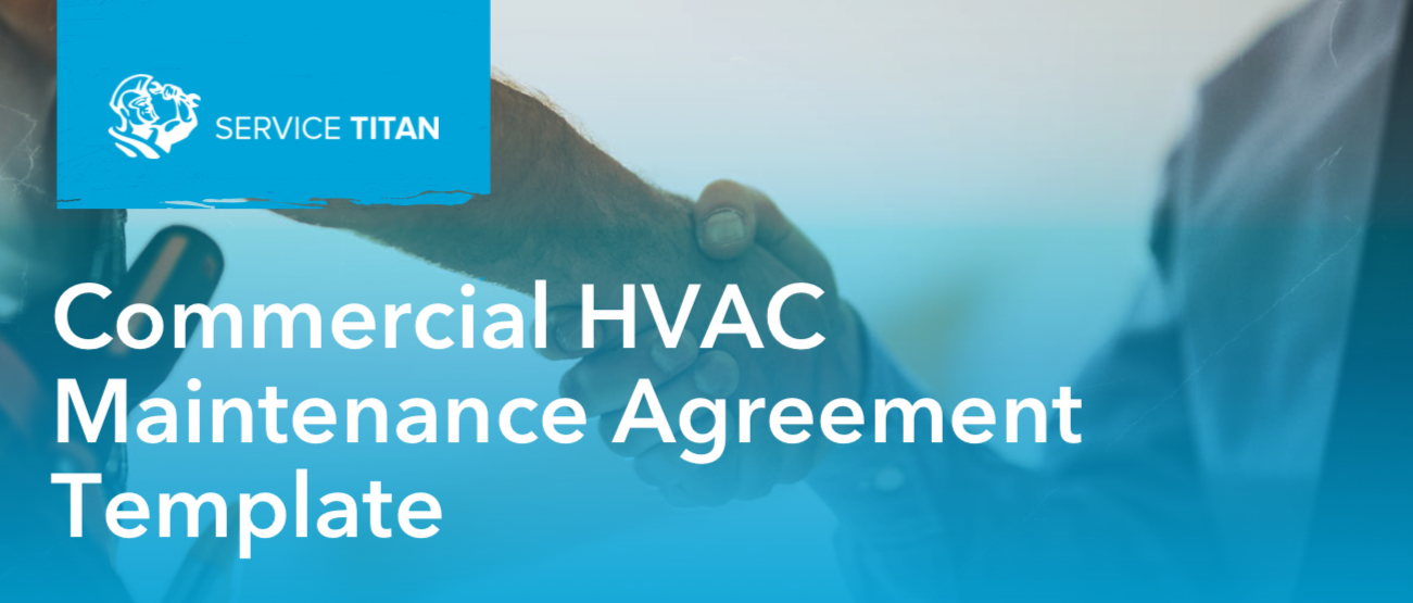Free Commercial HVAC Maintenance Agreement Template from ServiceTitan