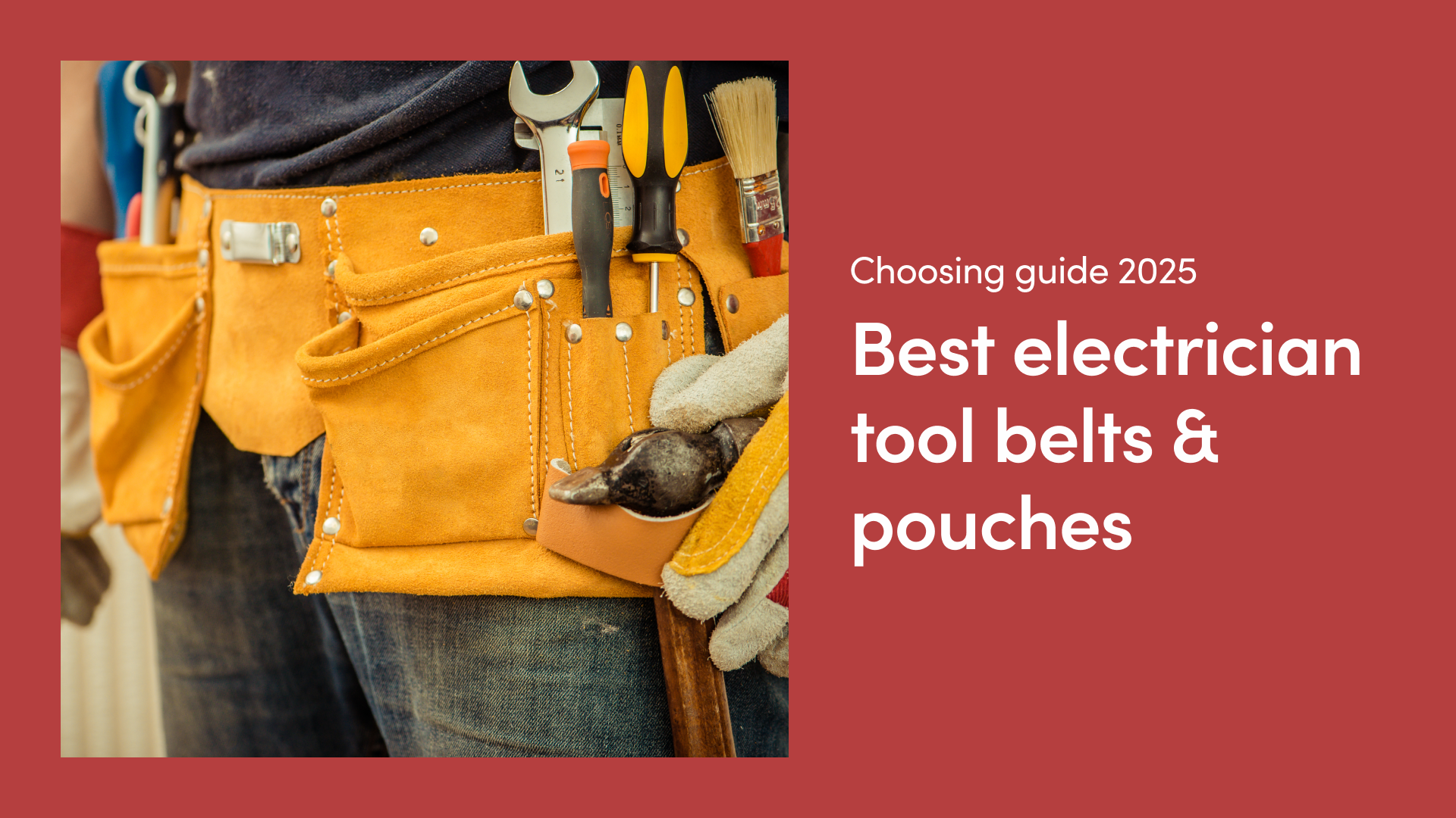 Best Electrician Tool Belts & Pouches for 2026