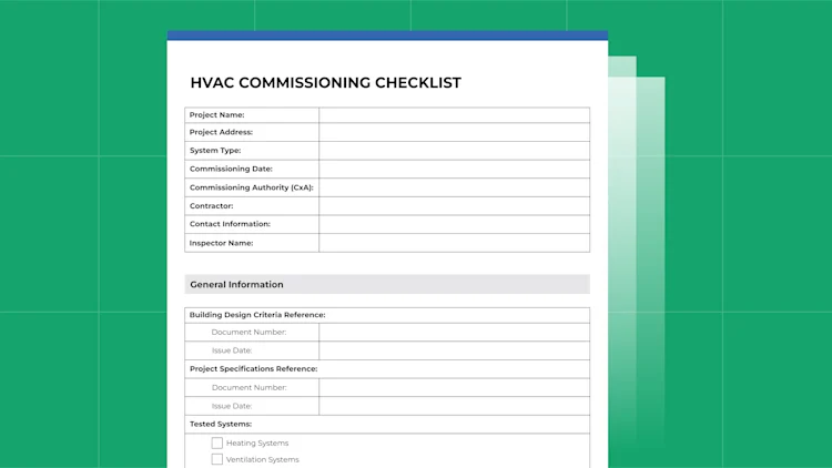 HVAC Commissioning Checklist: Free PDF Download