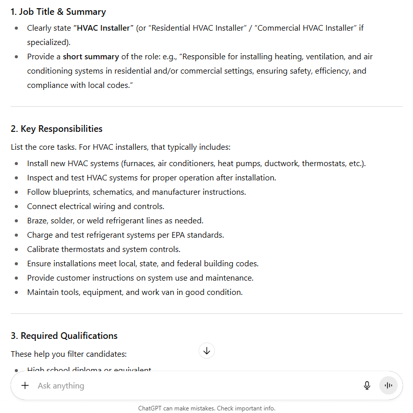 chatgpt-hvac