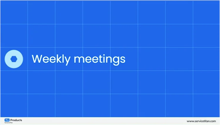 Weekly Meetings 1 Image
