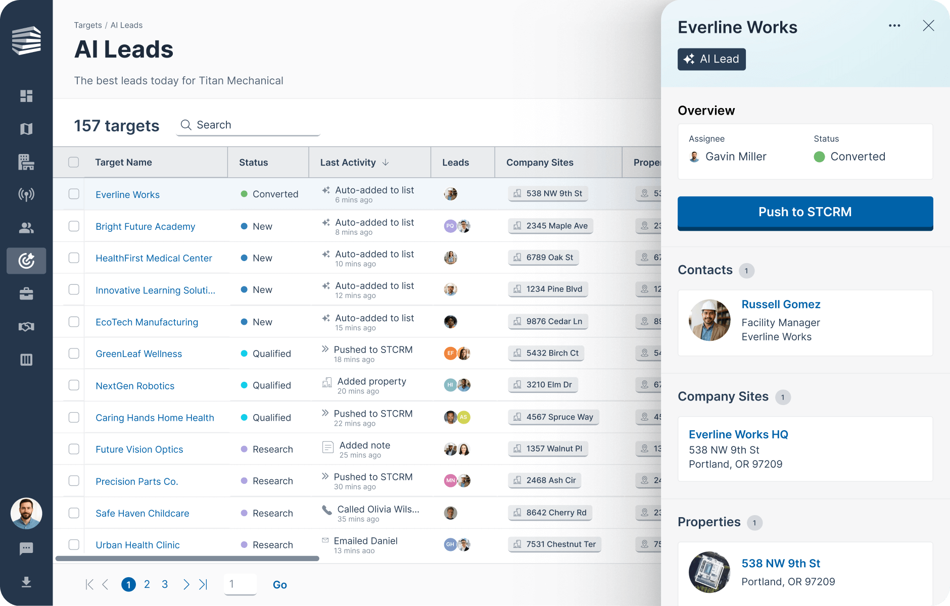 AI Leads and Contacts in ServiceTitan