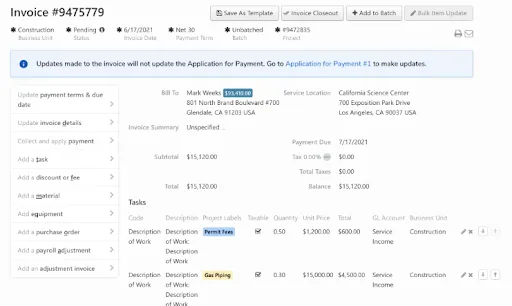 Invoicing Template