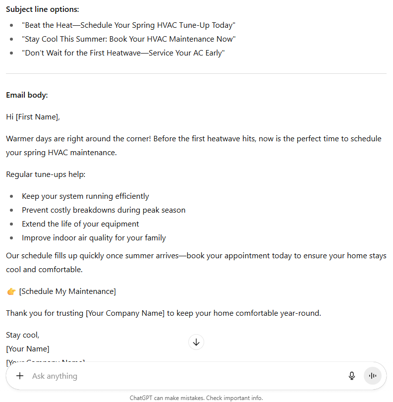 chatgpt-hvac