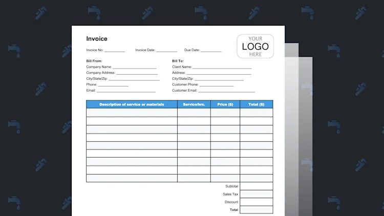 Free Plumbing Forms: Quotes, Work Orders, Invoices & More