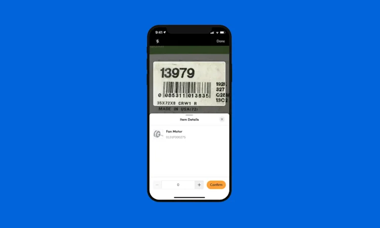 Inventory App | Item Details & Barcode Scanning