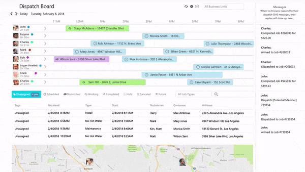 ServiceTitan scheduling