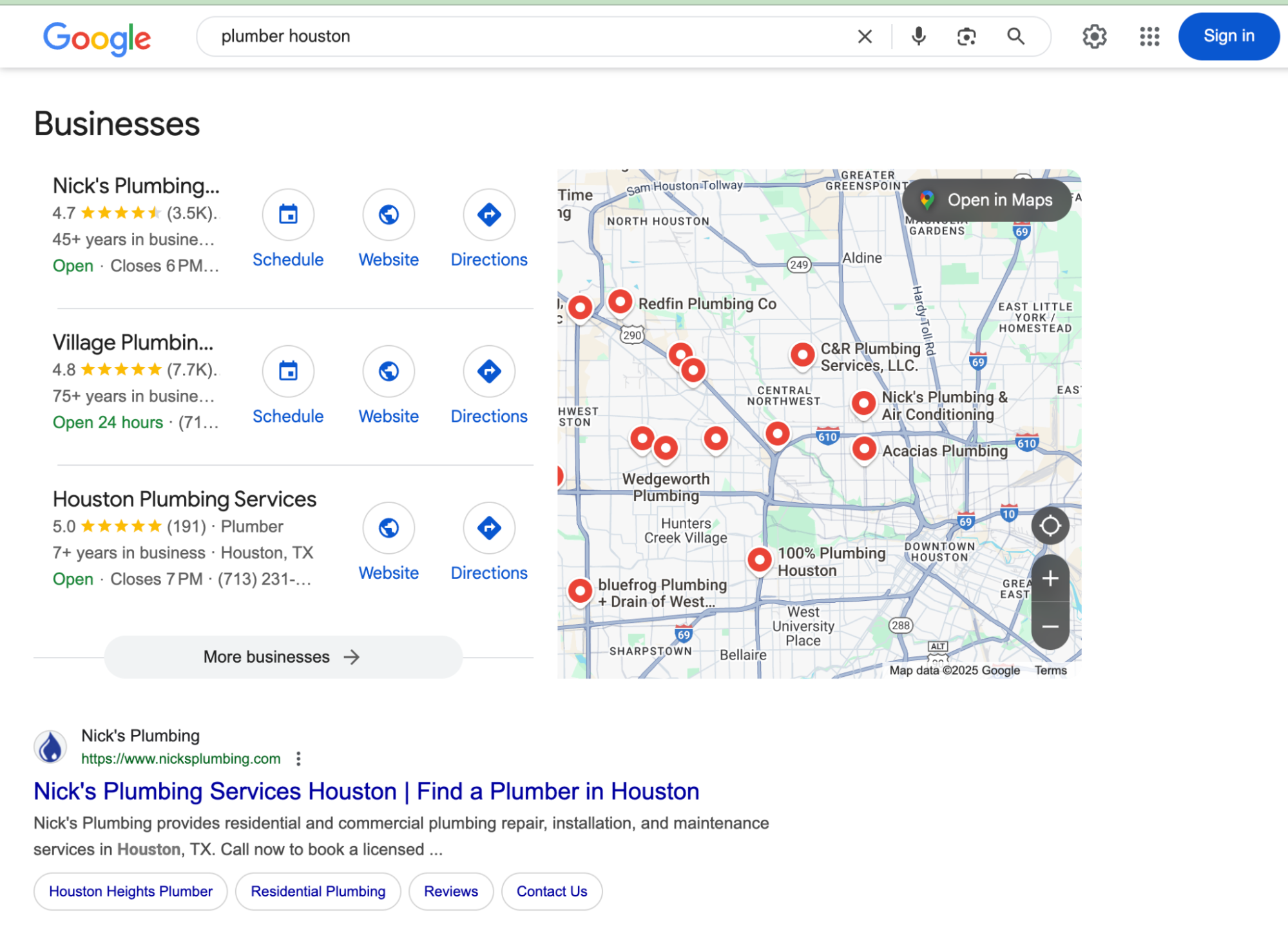 plumbing-google-business-profile