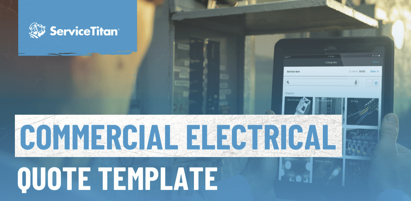 ServiceTitan's Free Commercial Electrical Quote Template