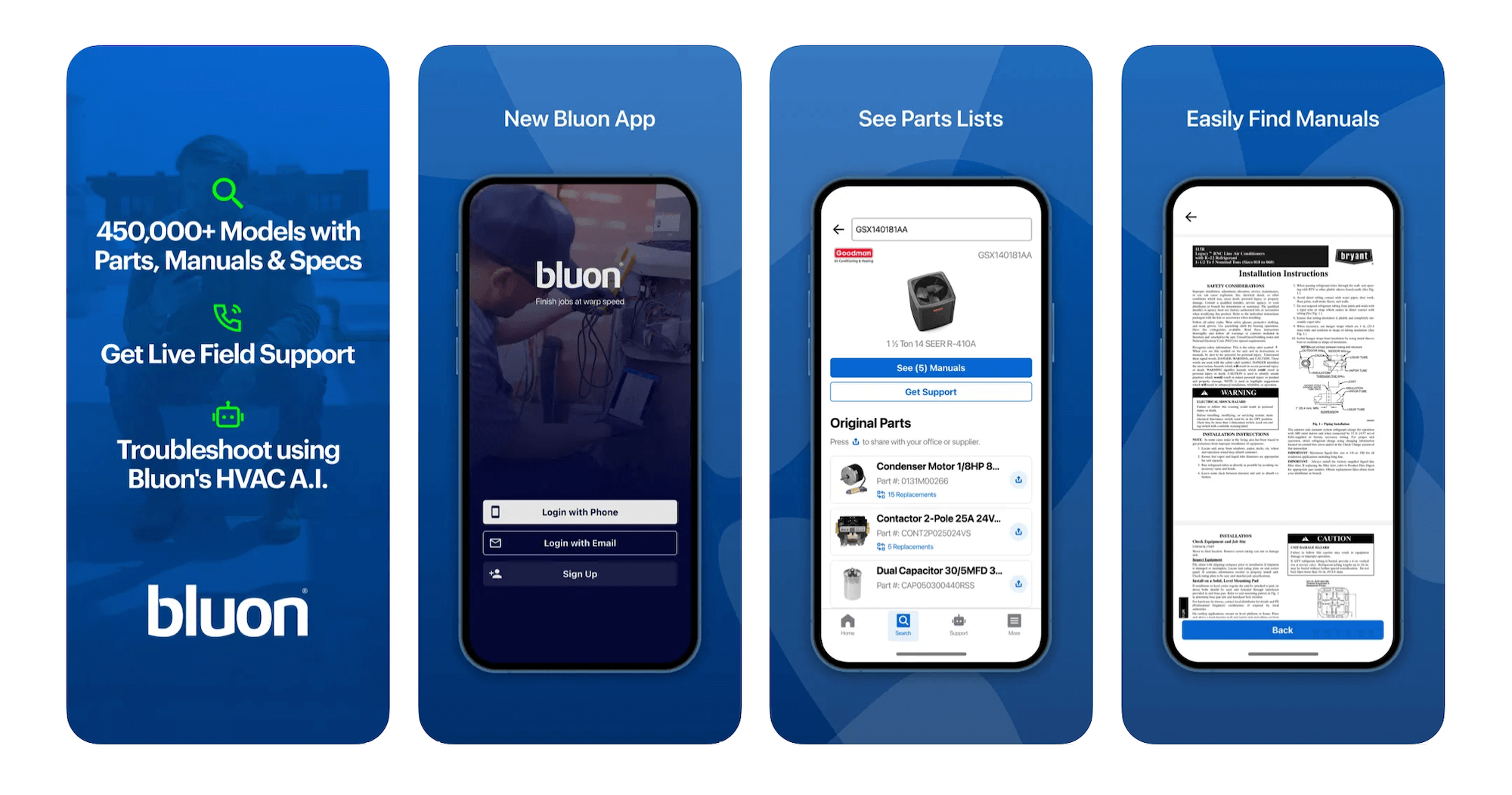 HVAC equipment information