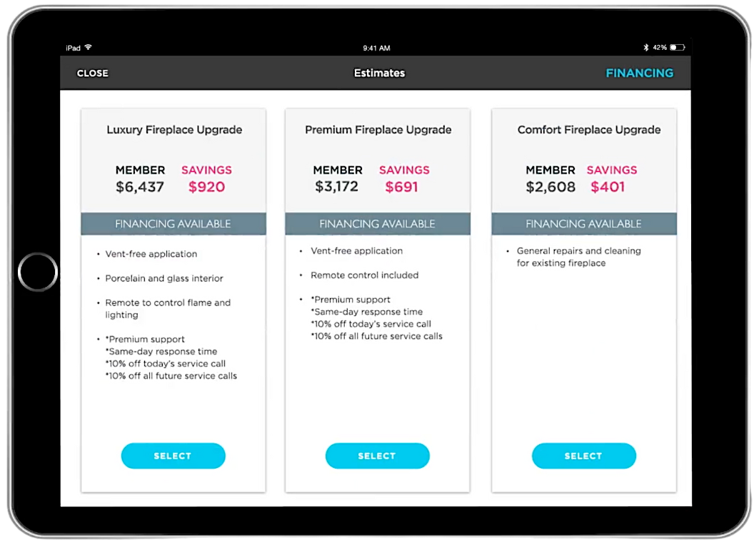 Chimney Estimates: Luxury, Premium, Comfort