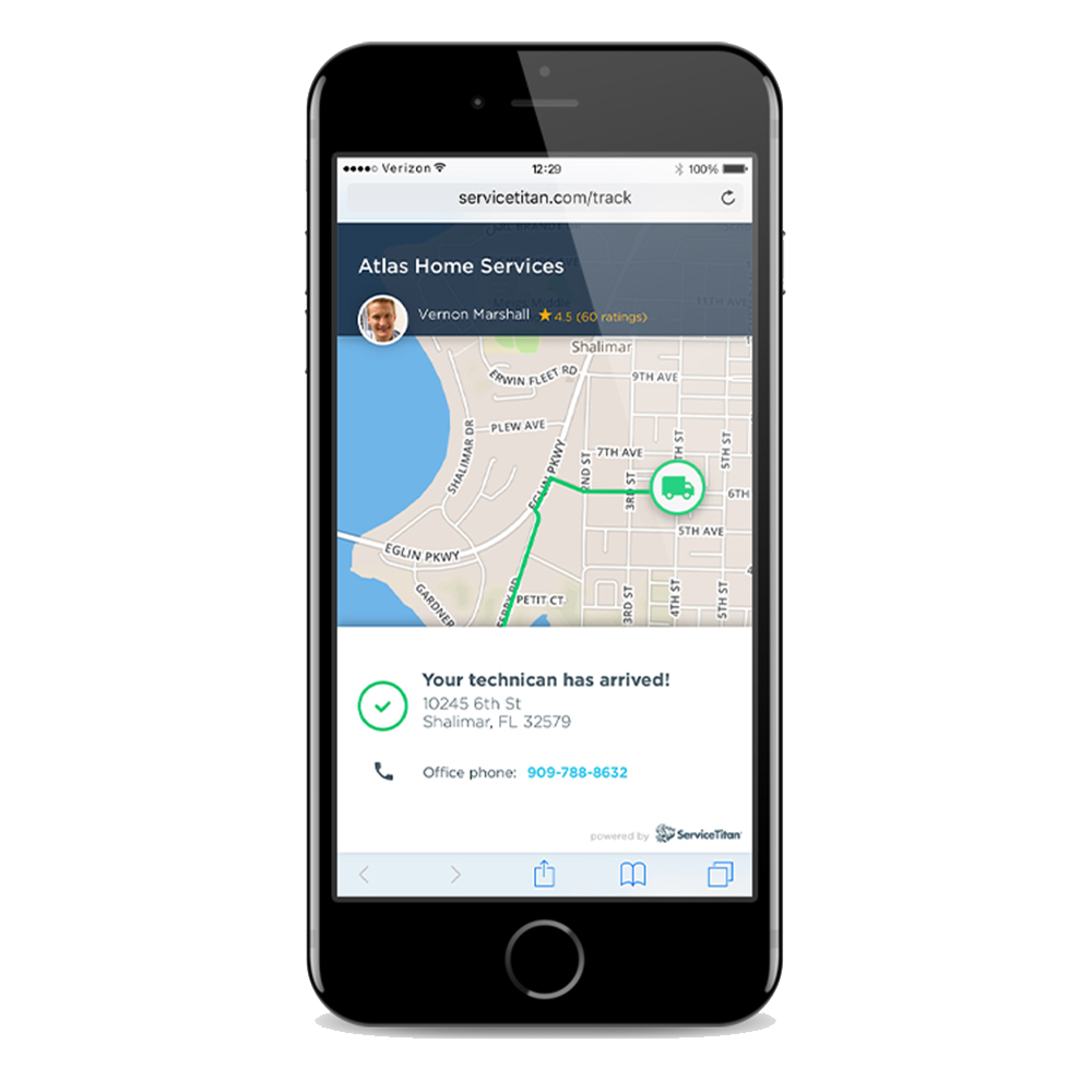 Dispatch Technician Arrival Product Shot