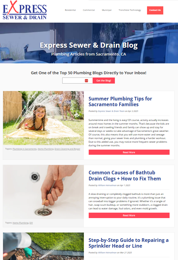 Plumbing blogs