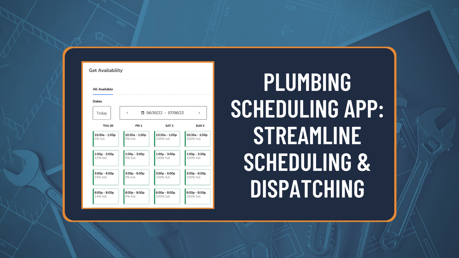 Plumbing Scheduling App Streamline Scheduling & Dispatching