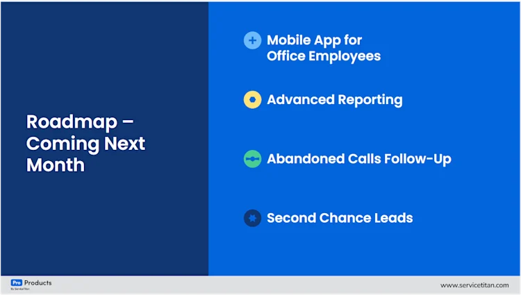Roadmap for Contact Center Pro