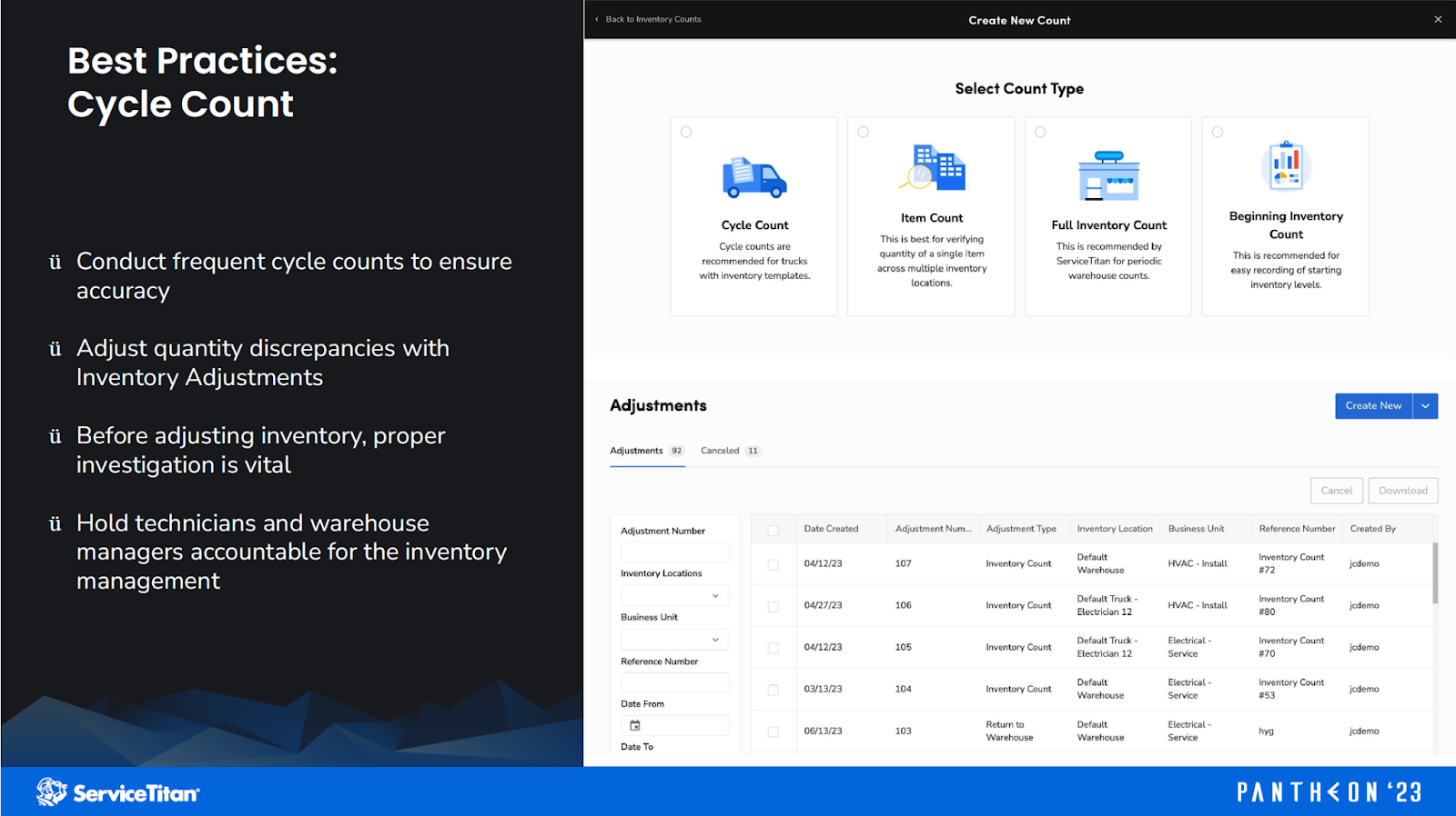 Best Practices Cycle Count Image