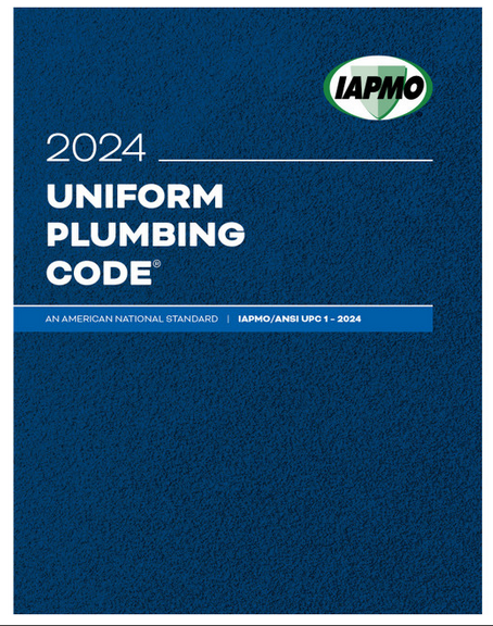2024 Uniform Plumbing Code Image