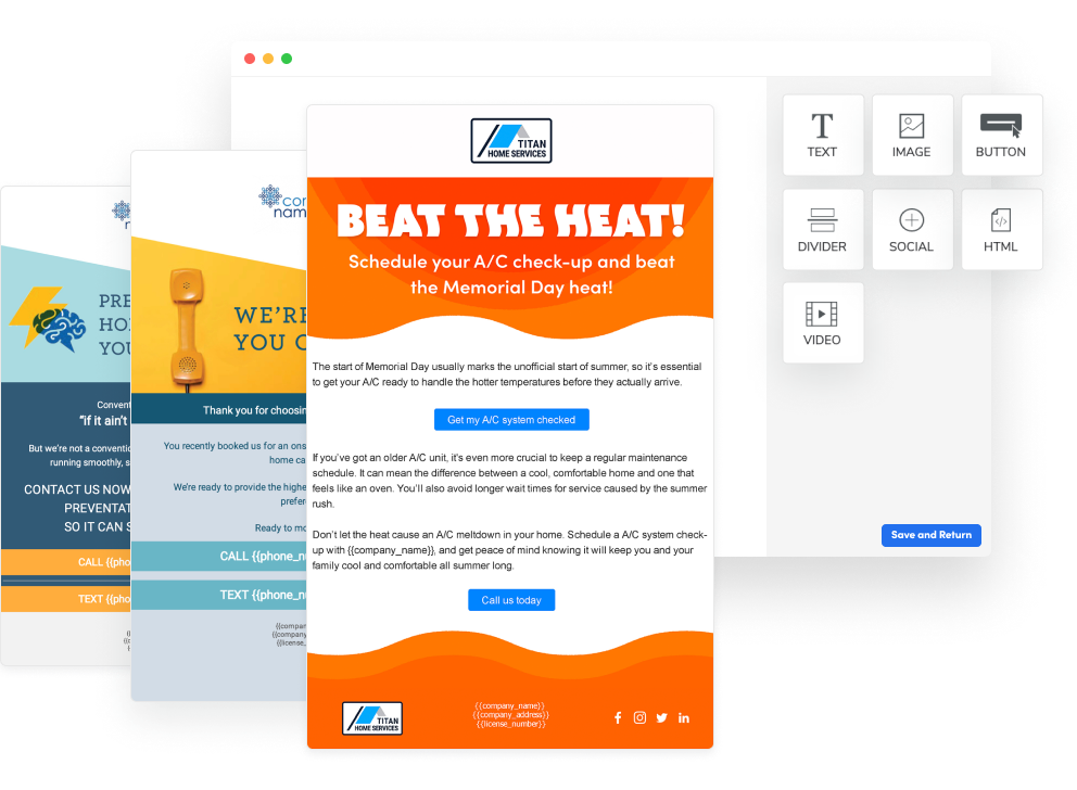 Marketing Pro: Email Marketing Product Visual - Beat the heat!