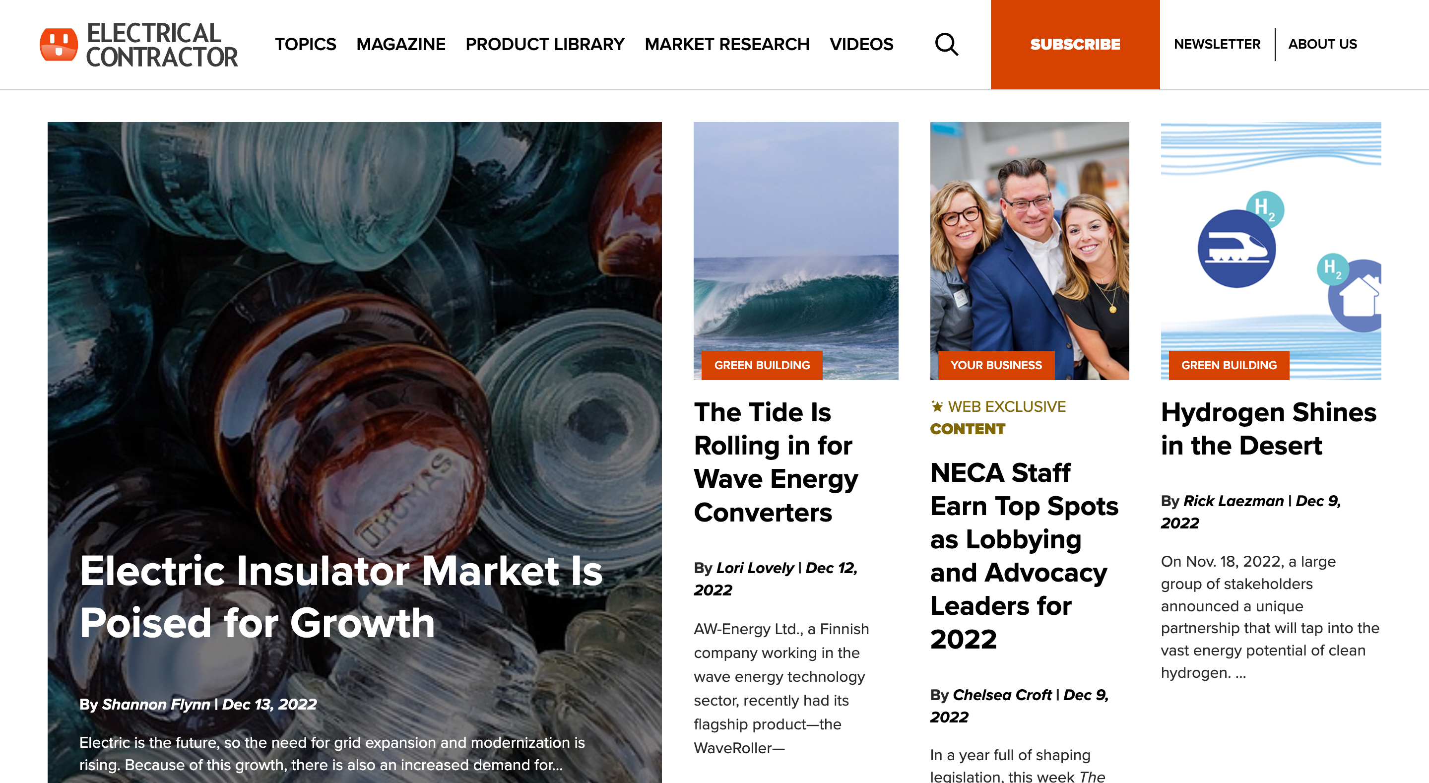 Electrical Contractor Website 