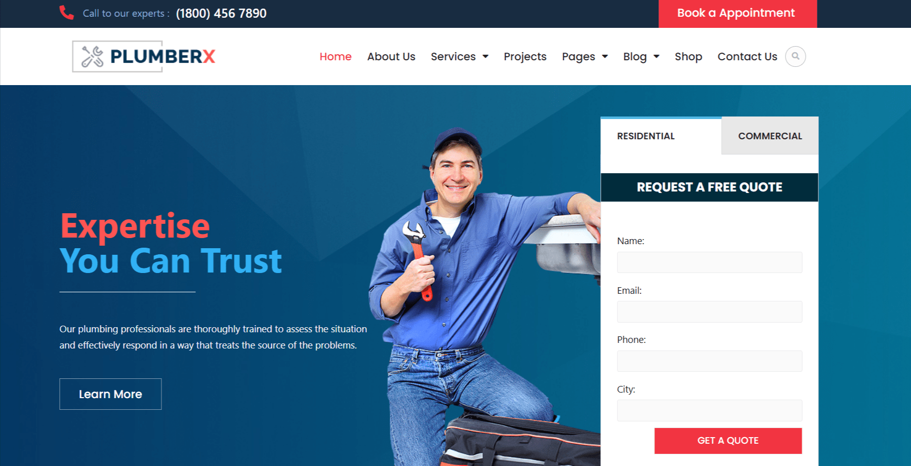 plumbing-website-template