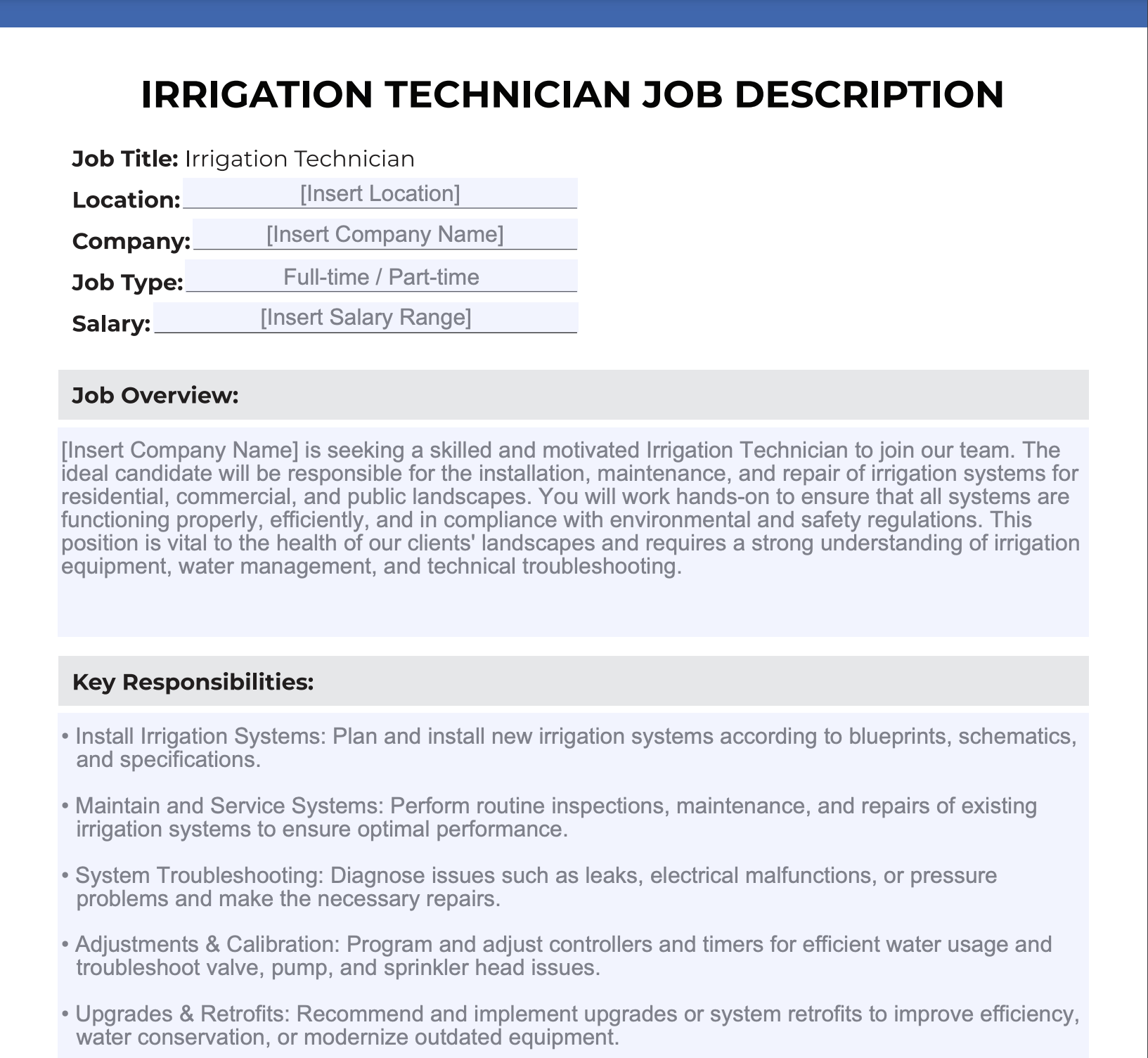 irrigation-technician-job-description