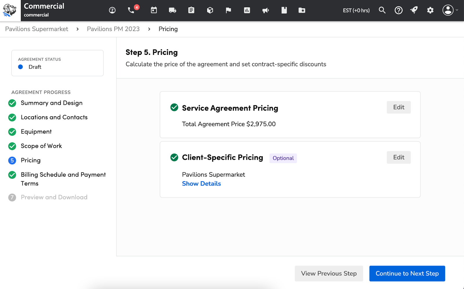 Client Specific Pricing Image