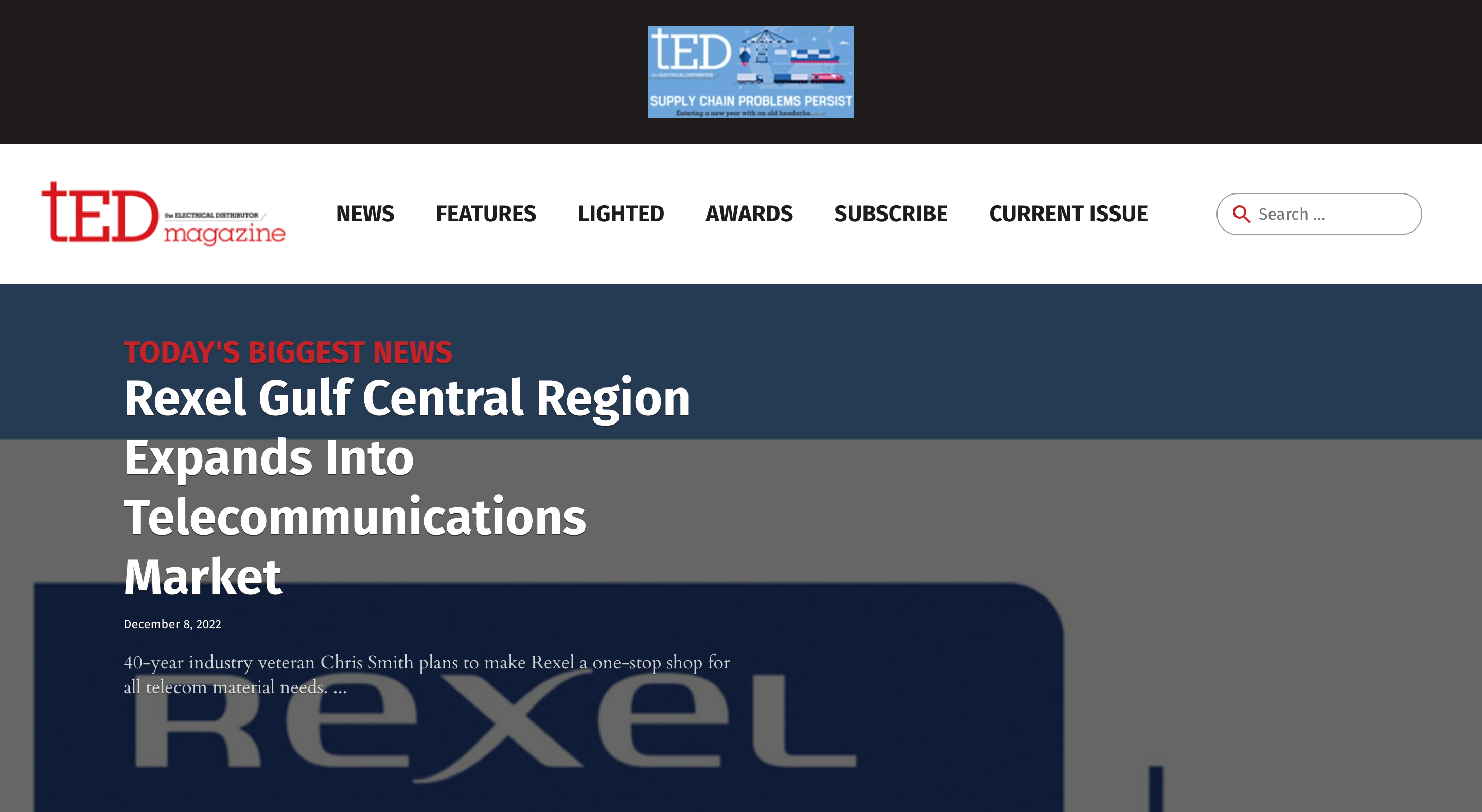 tED Magazine Website