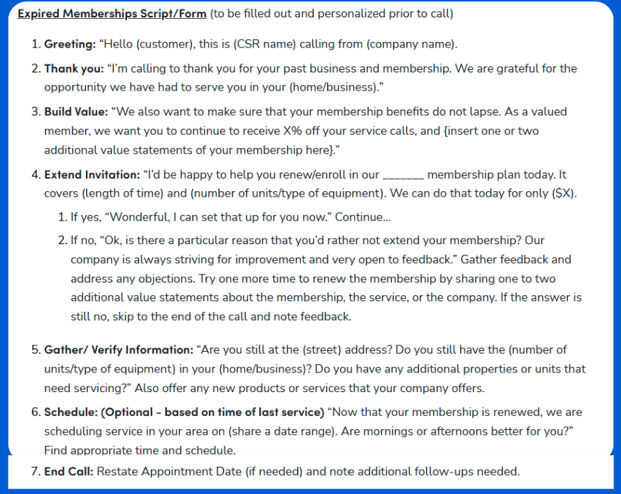 Expired Memberships Script 1 Image