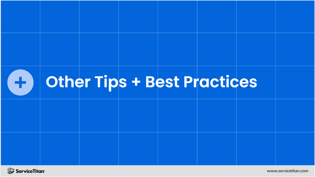 Other Tips + Best Practices 6 Image