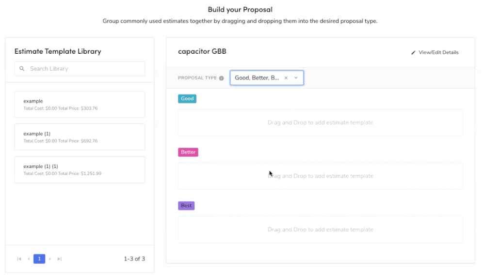 Build your proposal in ServiceTitan