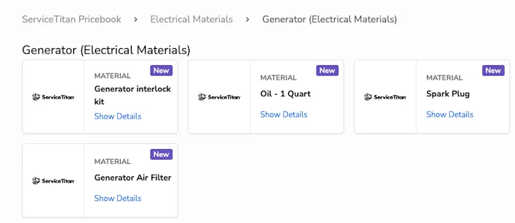 Generator (Electrical Materials): New Label