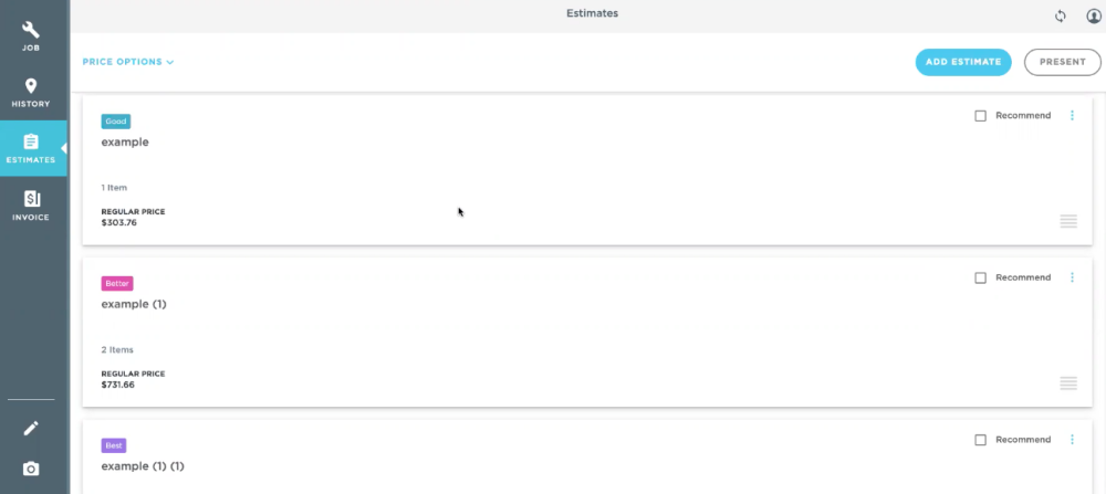 Generating HVAC proposals in ServiceTitan (integrated with an HVAC pricebook)