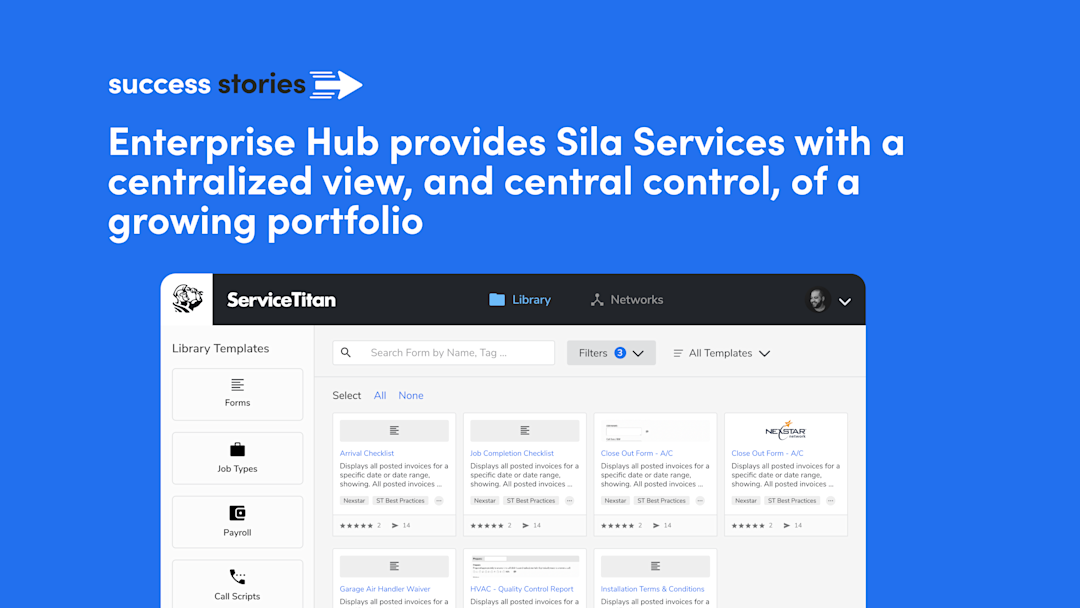 Enterprise Hub provides Sila Services with a centralized view, and central control, of a growing portfolio