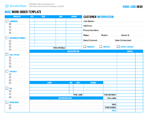 Free HVAC Work Order Template: Get Organized and Impress Customers