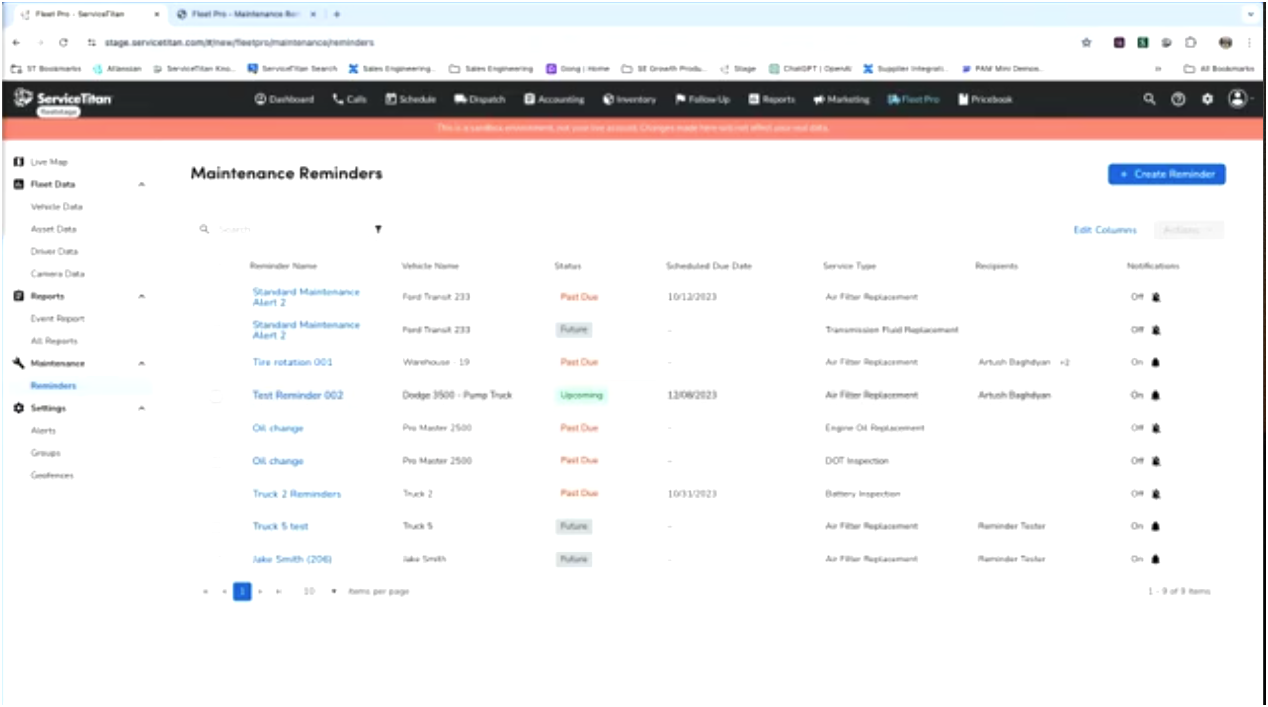 Maintenance Reminders 16 Image