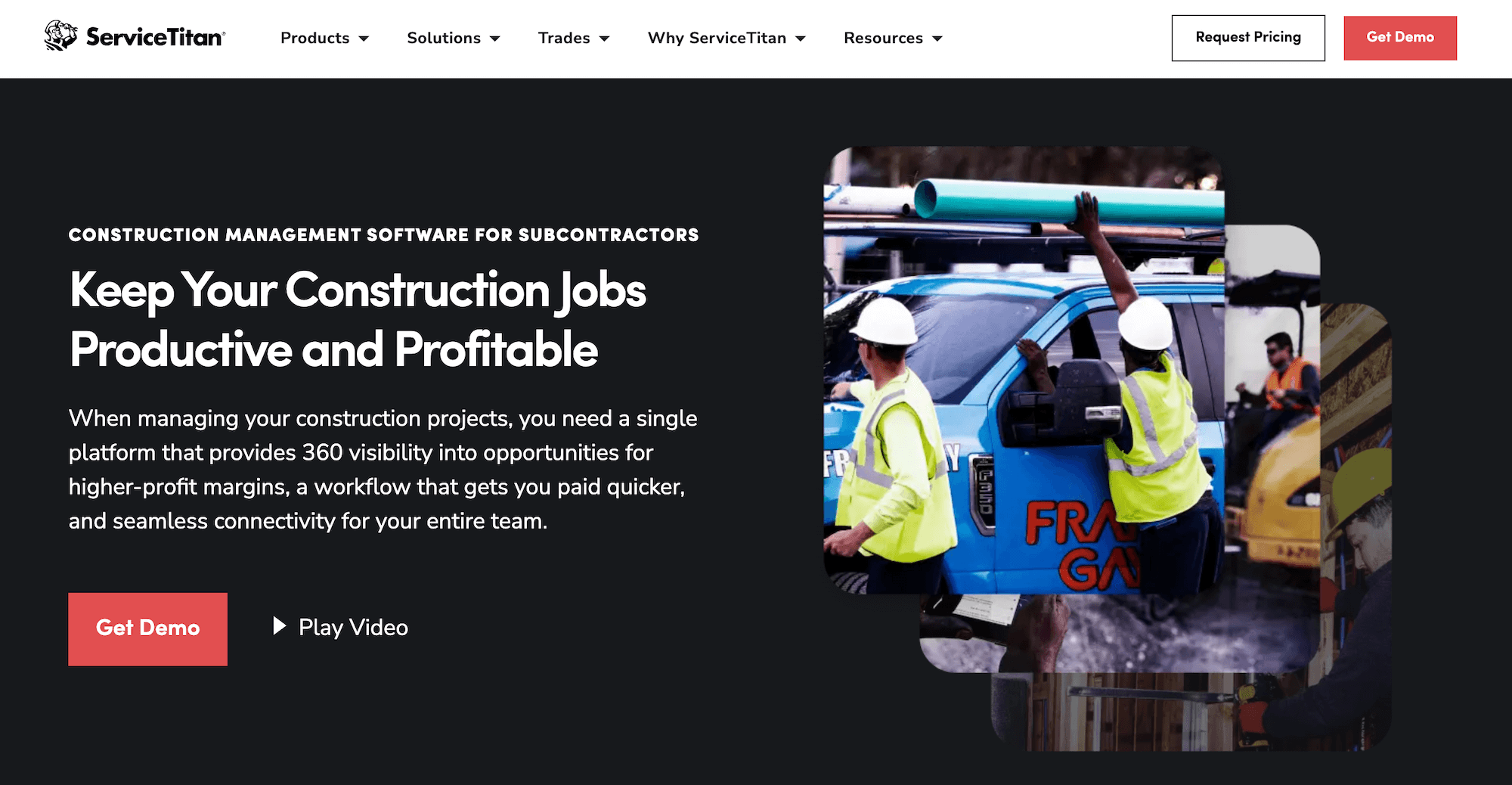 ServiceTitan's Construction Management Software: Keep your jobs productive & profitable