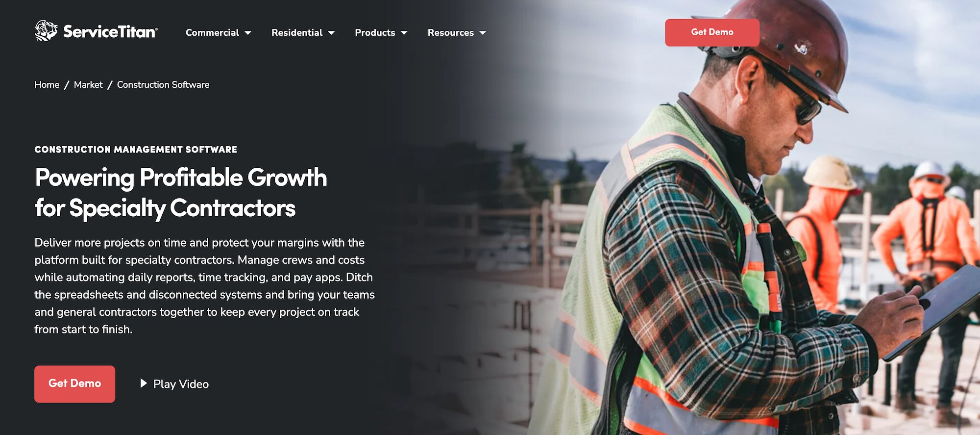 ServiceTitan's Construction Management Software: Keep your jobs productive & profitable
