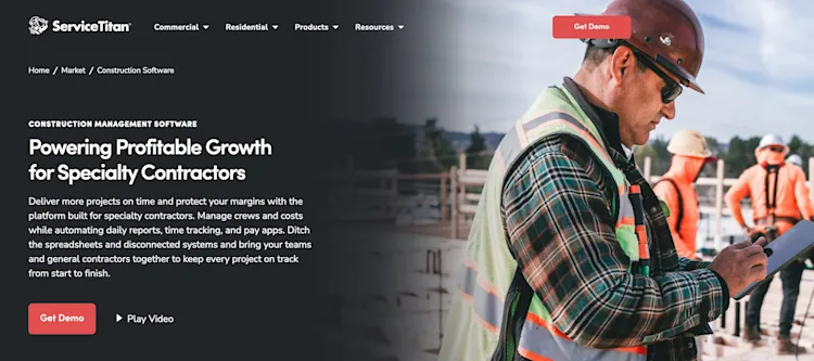ServiceTitan's Construction Management Software: Keep your jobs productive & profitable