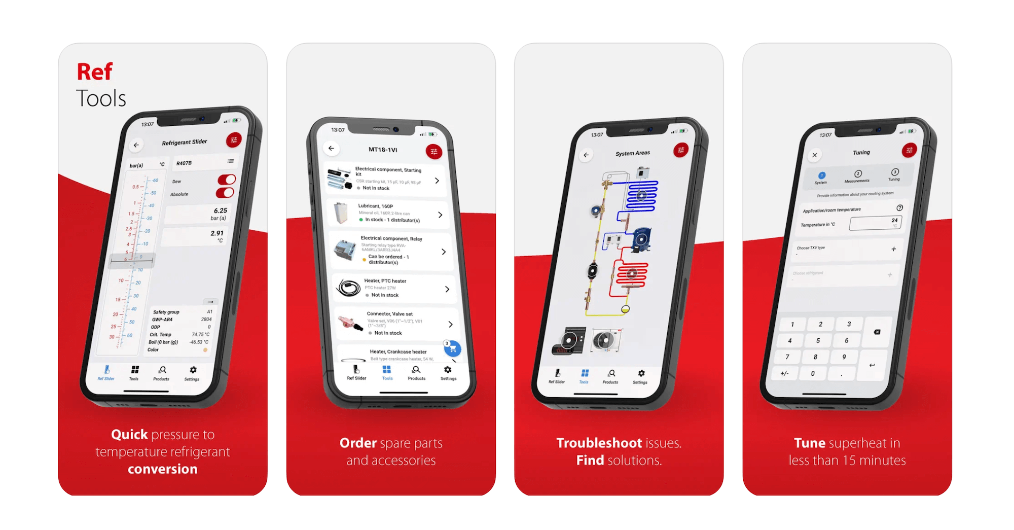 Ref Tools by Danfoss app: Great A/C & Refrigerant Toolkit