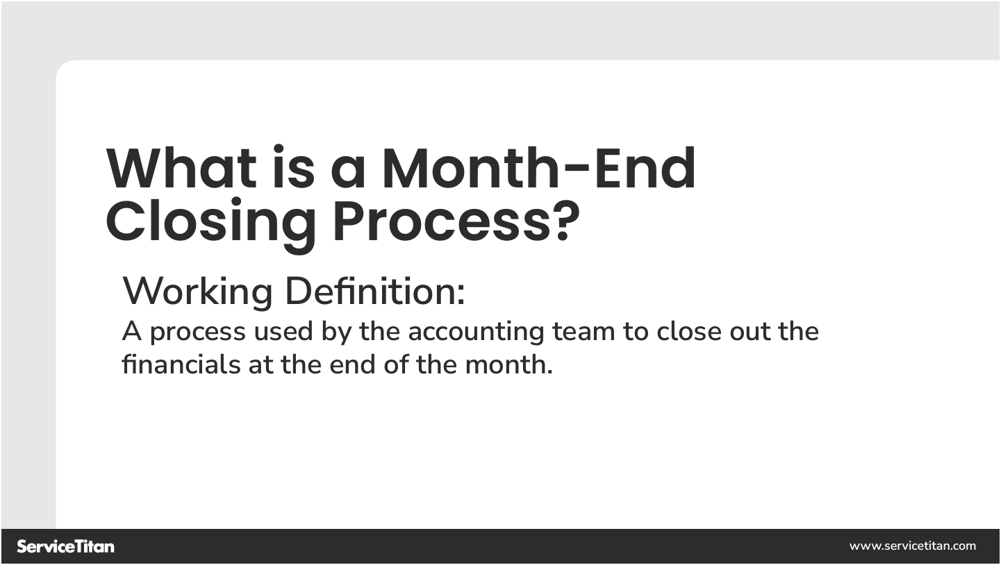 Month-end closing process 2 Image