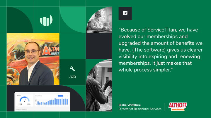 Althoff Industries’ success with ServiceTitan is making noise around its offices. Literally. 