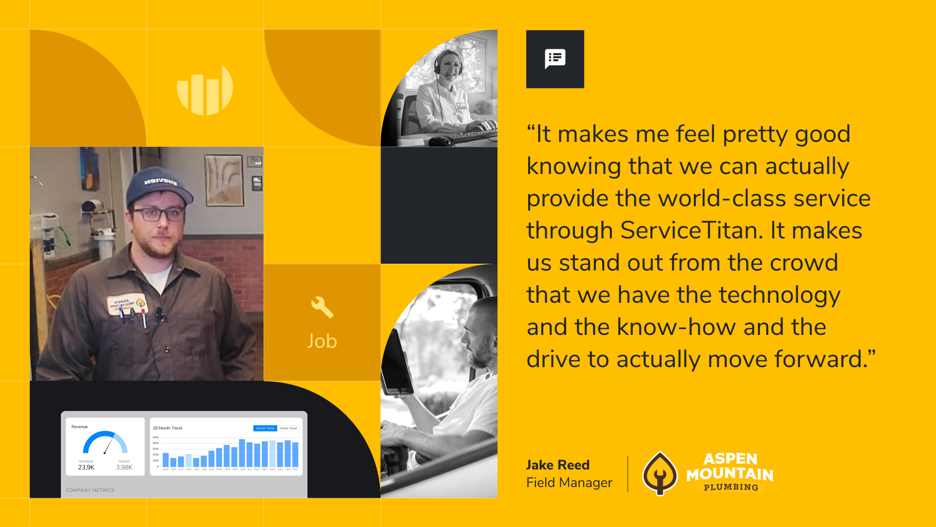 ServiceTitan makes Aspen Mountain Plumbing tech Jake Reed more