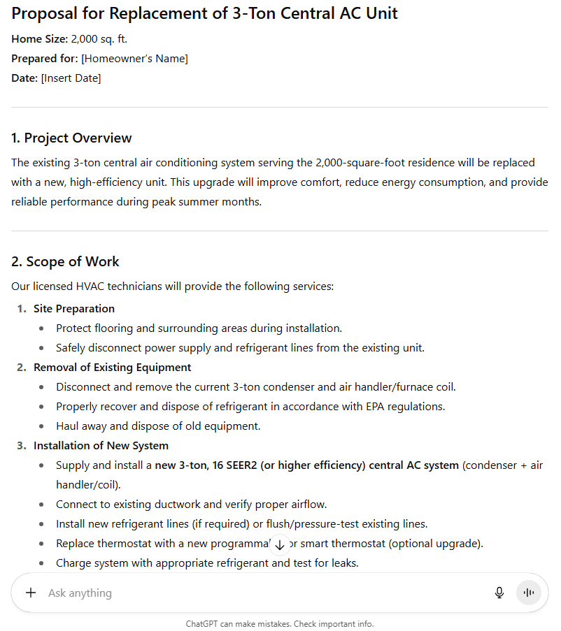 chatgpt-hvac