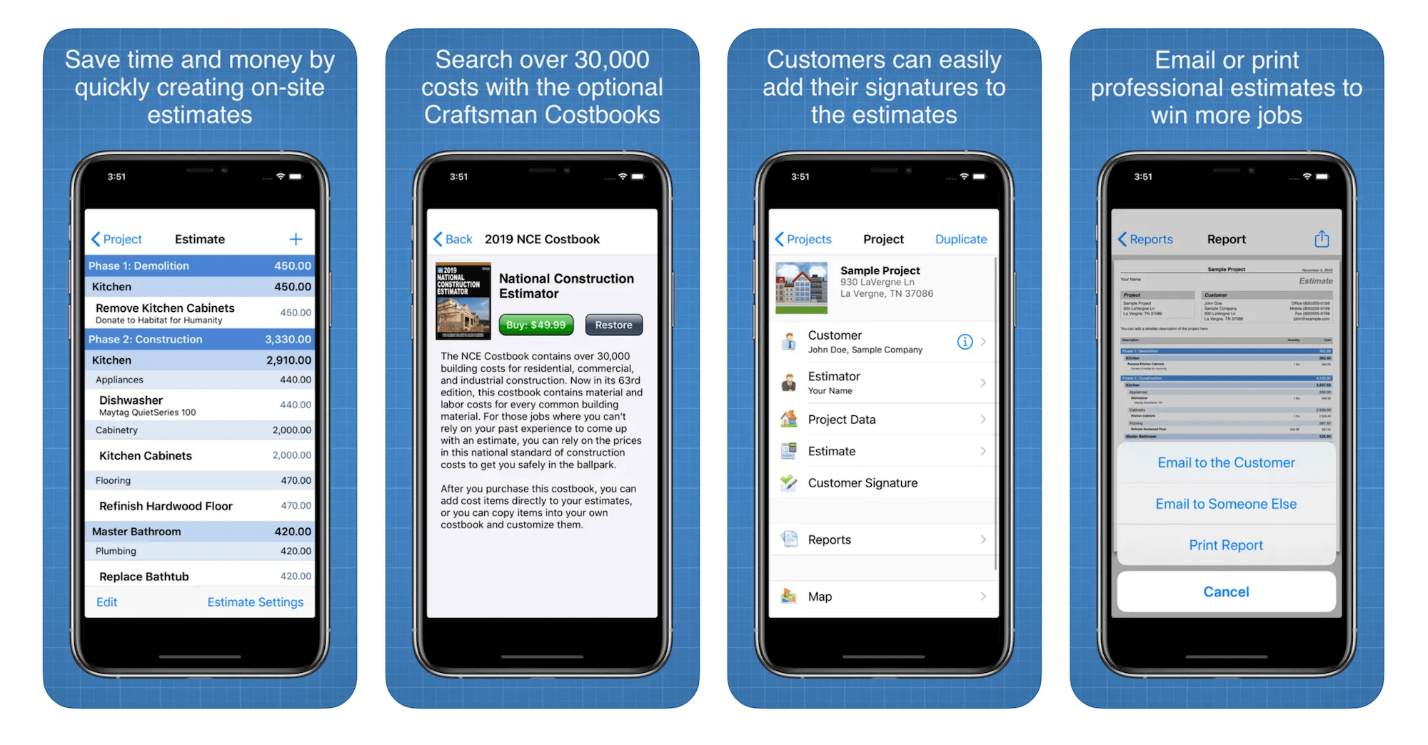 Construction Cost Estimator in the App Store