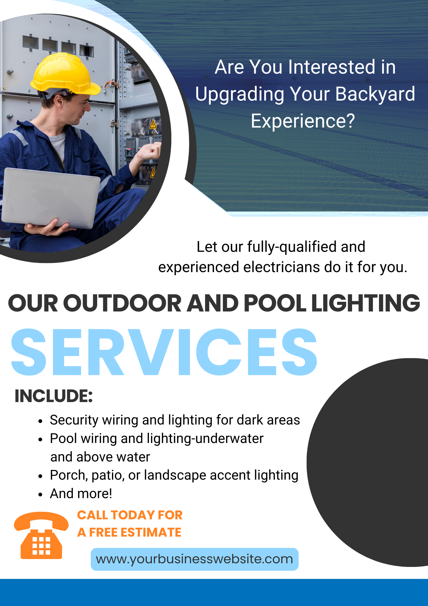 10 Original Electrician Flyer Designs [w/ Free Templates]