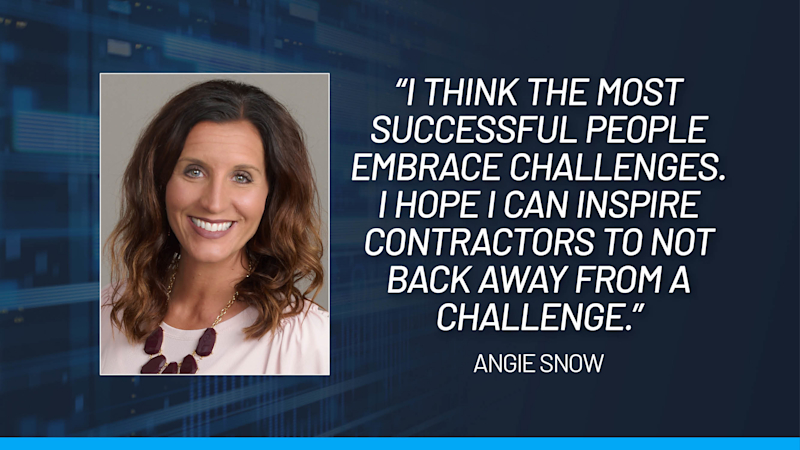 Angie Snow Heading