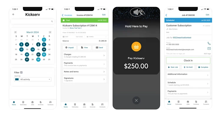 Kickserv app: Your Service Made Simple